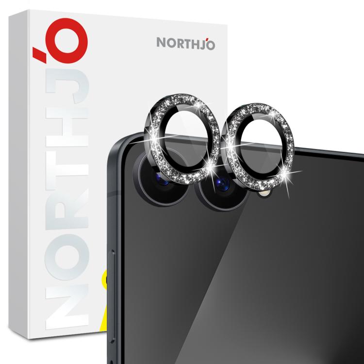 NORTHJO 1 Set Camera Lens Protector Glitter Metal Ring Film, For Galaxy Z Flip7 5G, For Samsung Galaxy S25 Edge 5G, For Samsung Galaxy A26 5G, For Samsung Galaxy S25 5G, For Samsung Galaxy S25+ 5G, For Samsung Galaxy S25 Ultra 5G