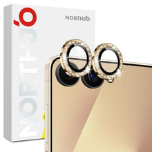 Load image into Gallery viewer, NORTHJO 1 Set Camera Lens Protector Glitter Metal Ring Film, For Galaxy Z Flip7 5G, For Samsung Galaxy S25 Edge 5G, For Samsung Galaxy A26 5G, For Samsung Galaxy S25 5G, For Samsung Galaxy S25+ 5G, For Samsung Galaxy S25 Ultra 5G