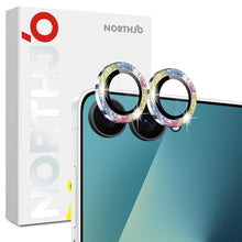 Load image into Gallery viewer, NORTHJO 1 Set Camera Lens Protector Glitter Metal Ring Film, For Galaxy Z Flip7 5G, For Samsung Galaxy S25 Edge 5G, For Samsung Galaxy A26 5G, For Samsung Galaxy S25 5G, For Samsung Galaxy S25+ 5G, For Samsung Galaxy S25 Ultra 5G