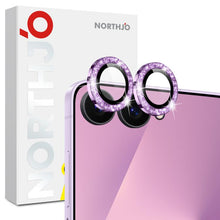 Load image into Gallery viewer, NORTHJO 1 Set Camera Lens Protector Glitter Metal Ring Film, For Galaxy Z Flip7 5G, For Samsung Galaxy S25 Edge 5G, For Samsung Galaxy A26 5G, For Samsung Galaxy S25 5G, For Samsung Galaxy S25+ 5G, For Samsung Galaxy S25 Ultra 5G