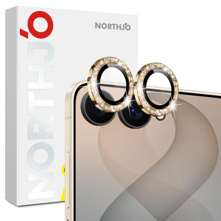 NORTHJO 1 Set Camera Lens Protector Glitter Metal Ring Film, For Galaxy Z Fold8 5G, For Galaxy Z Fold8 Ultra 5G, For Galaxy Z Flip8 5G, For Samsung Galaxy S26+ 5G, For Samsung Galaxy S26 Ultra 5G, For Samsung Galaxy S26 5G