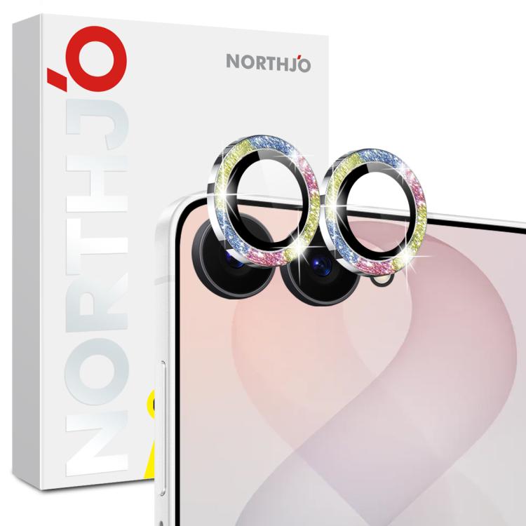 NORTHJO 1 Set Camera Lens Protector Glitter Metal Ring Film, For Galaxy Z Fold8 5G, For Galaxy Z Fold8 Ultra 5G, For Galaxy Z Flip8 5G, For Samsung Galaxy S26+ 5G, For Samsung Galaxy S26 Ultra 5G, For Samsung Galaxy S26 5G
