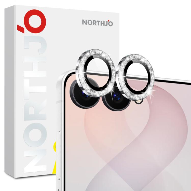NORTHJO 1 Set Camera Lens Protector Glitter Metal Ring Film, For Galaxy Z Fold8 5G, For Galaxy Z Fold8 Ultra 5G, For Galaxy Z Flip8 5G, For Samsung Galaxy S26+ 5G, For Samsung Galaxy S26 Ultra 5G, For Samsung Galaxy S26 5G