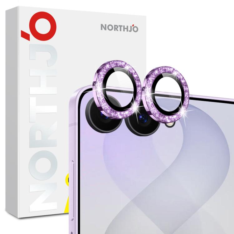 NORTHJO 1 Set Camera Lens Protector Glitter Metal Ring Film, For Galaxy Z Fold8 5G, For Galaxy Z Fold8 Ultra 5G, For Galaxy Z Flip8 5G, For Samsung Galaxy S26+ 5G, For Samsung Galaxy S26 Ultra 5G, For Samsung Galaxy S26 5G
