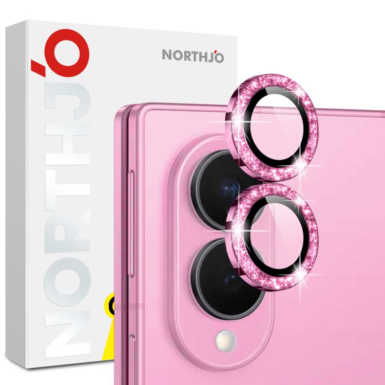 NORTHJO 1 Set Camera Lens Protector Glitter Metal Ring Film, For Galaxy Z Fold8 5G, For Galaxy Z Fold8 Ultra 5G, For Galaxy Z Flip8 5G, For Samsung Galaxy S26+ 5G, For Samsung Galaxy S26 Ultra 5G, For Samsung Galaxy S26 5G