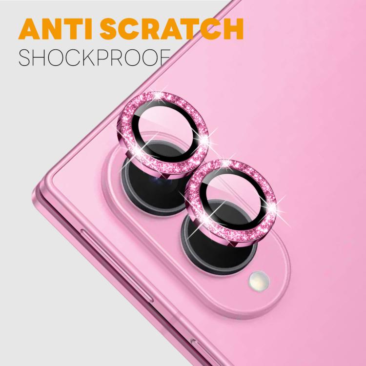 NORTHJO 1 Set Camera Lens Protector Glitter Metal Ring Film, For Galaxy Z Fold8 5G, For Galaxy Z Fold8 Ultra 5G, For Galaxy Z Flip8 5G, For Samsung Galaxy S26+ 5G, For Samsung Galaxy S26 Ultra 5G, For Samsung Galaxy S26 5G