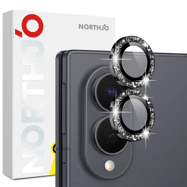 NORTHJO 1 Set Camera Lens Protector Glitter Metal Ring Film, For Galaxy Z Fold8 5G, For Galaxy Z Fold8 Ultra 5G, For Galaxy Z Flip8 5G, For Samsung Galaxy S26+ 5G, For Samsung Galaxy S26 Ultra 5G, For Samsung Galaxy S26 5G