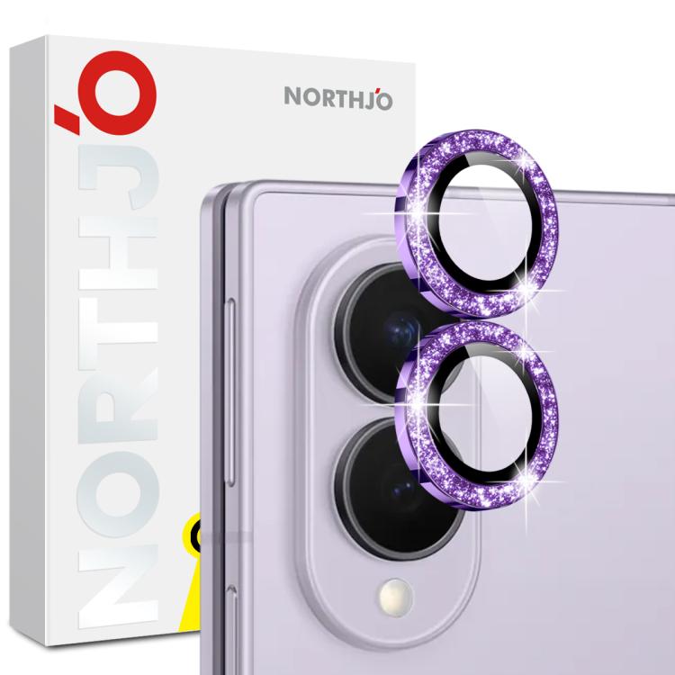 NORTHJO 1 Set Camera Lens Protector Glitter Metal Ring Film, For Galaxy Z Fold8 5G, For Galaxy Z Fold8 Ultra 5G, For Galaxy Z Flip8 5G, For Samsung Galaxy S26+ 5G, For Samsung Galaxy S26 Ultra 5G, For Samsung Galaxy S26 5G