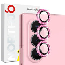 Load image into Gallery viewer, NORTHJO 1 Set Camera Lens Protector Glitter Metal Ring Film, For Galaxy Z Fold8 5G, For Galaxy Z Fold8 Ultra 5G, For Galaxy Z Flip8 5G, For Samsung Galaxy S26+ 5G, For Samsung Galaxy S26 Ultra 5G, For Samsung Galaxy S26 5G