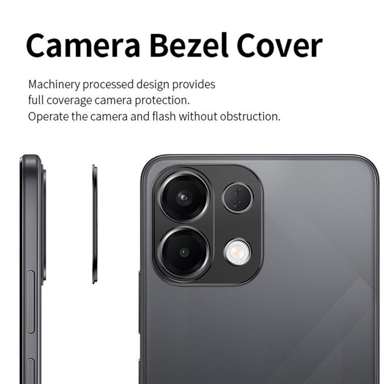 Kalebol Black Metal Hollow Lens Protection Ring