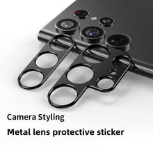 Load image into Gallery viewer, Kalebol Metal Hollow Lens Protection Ring, For Samsung Galaxy S24 Ultra 5G, For Samsung Galaxy S24+ 5G, For Samsung Galaxy S24 5G