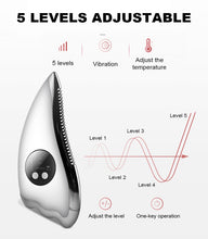 Load image into Gallery viewer, K-SKIN KD817 Facial Scratch Pad Dredge Meridian Soothing Fatigue Scraping Plate Electric Massager Soothing Stress USB Charging, Red, White