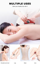 Load image into Gallery viewer, K-SKIN KD817 Facial Scratch Pad Dredge Meridian Soothing Fatigue Scraping Plate Electric Massager Soothing Stress USB Charging, Red, White