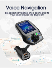 Load image into Gallery viewer, T43 Car Bluetooth Mp3 Multi-function Large Color Screen QC3.0 Bluetooth Car Charge Lossless Car Bluetooth Player, T43