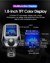 Load image into Gallery viewer, T43 Car Bluetooth Mp3 Multi-function Large Color Screen QC3.0 Bluetooth Car Charge Lossless Car Bluetooth Player, T43