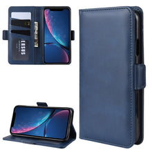 Load image into Gallery viewer, Wallet Stand Leather Cell Phone Case for iPhone XR，with Wallet &amp; Holder &amp; Card Slots, For iPhone XR