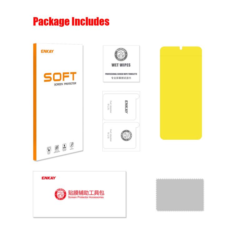 ENKAY Full Full Glue Coverage Soft Explosion-proof Hydrogel Film, For Nothing CMF Phone 2 Pro, For Nothing Phone 3a / 3a Pro