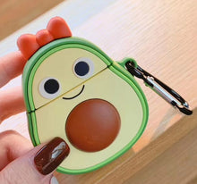 Load image into Gallery viewer, For Apple AirPods 1/2 Generation Universal Couple Avocado And Pineapple Bluetooth Headphone Protective Case, Avocado