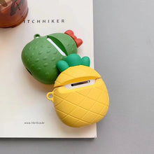 Load image into Gallery viewer, For Apple AirPods 1/2 Generation Universal Couple Avocado And Pineapple Bluetooth Headphone Protective Case, Avocado