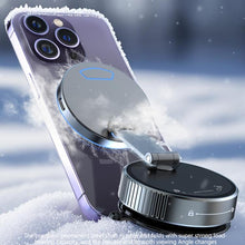 Load image into Gallery viewer, K3 With Colorful Light Rotating Magnetic Car Wireless Charging Vacuum Sucker Phone Stand, K3