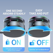 Load image into Gallery viewer, K3 With Colorful Light Rotating Magnetic Car Wireless Charging Vacuum Sucker Phone Stand, K3
