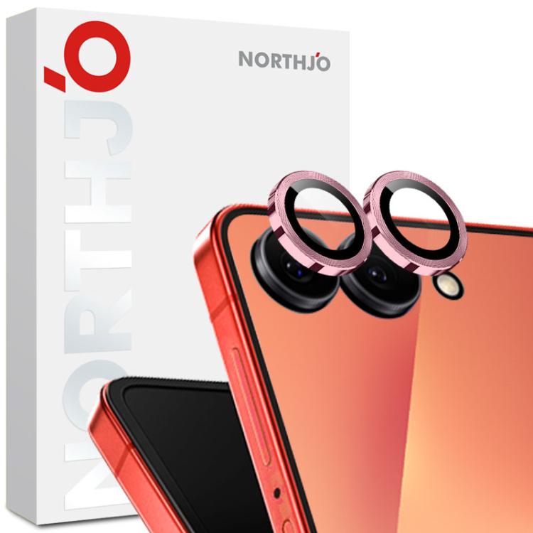 NORTHJO Camera Lens Protector CD Metal Ring Tempered Glass Film