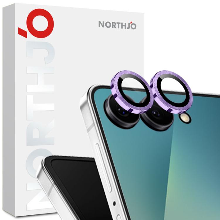 NORTHJO Camera Lens Protector CD Metal Ring Tempered Glass Film