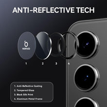 Load image into Gallery viewer, NORTHJO Camera Lens Protector CD Metal Ring Tempered Glass Film