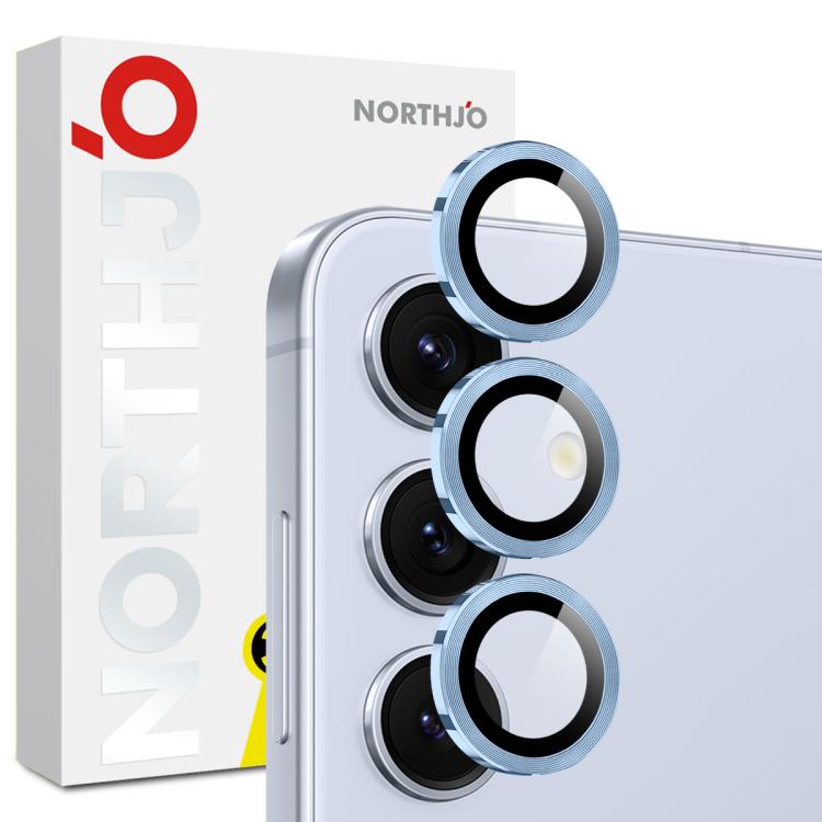 NORTHJO Camera Lens Protector CD Metal Ring Tempered Glass Film