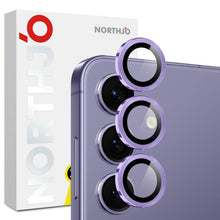Load image into Gallery viewer, NORTHJO Camera Lens Protector CD Metal Ring Tempered Glass Film, For Galaxy S25 FE 5G, For Galaxy Z Fold7 5G, For Galaxy Z Flip7 5G