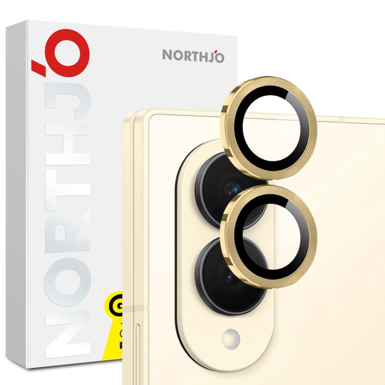 NORTHJO Camera Lens Protector CD Metal Ring Tempered Glass Film, For Galaxy Z Fold8 5G, For Galaxy S26 FE 5G, For Galaxy Z Fold8 Ultra 5G, For Galaxy Z Flip8 5G, For Galaxy S25 FE 5G, For Galaxy Z Fold7 5G
