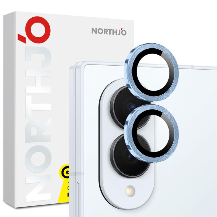 NORTHJO Camera Lens Protector CD Metal Ring Tempered Glass Film, For Galaxy Z Fold8 5G, For Galaxy S26 FE 5G, For Galaxy Z Fold8 Ultra 5G, For Galaxy Z Flip8 5G, For Galaxy S25 FE 5G, For Galaxy Z Fold7 5G