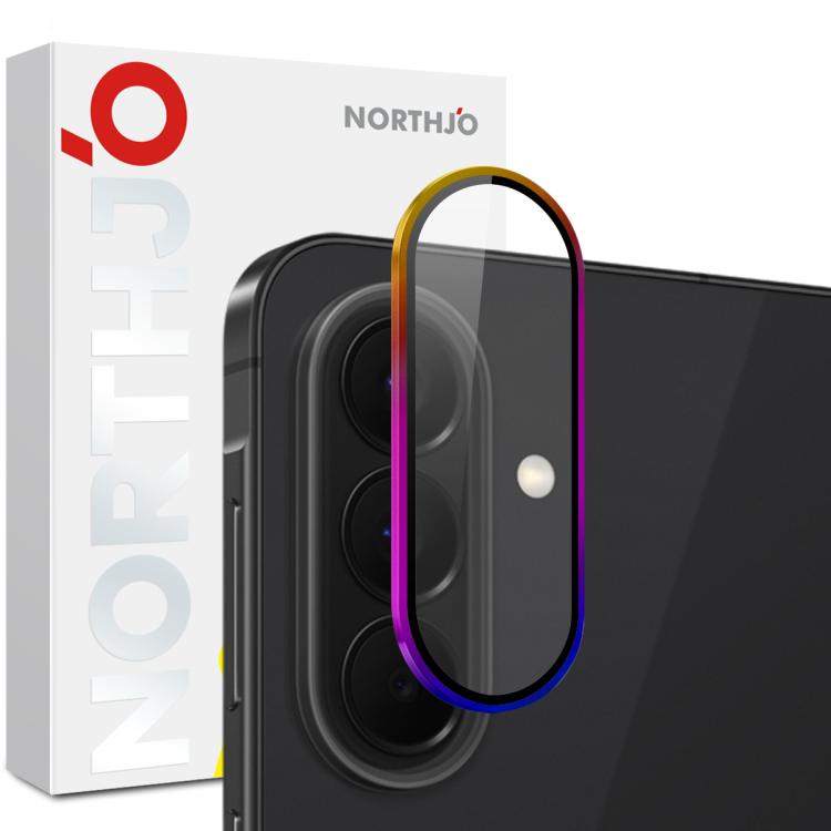 NORTHJO Camera Lens Protector CD Metal Ring Tempered Glass Film, For Galaxy Z Fold8 5G, For Galaxy S26 FE 5G, For Galaxy Z Fold8 Ultra 5G, For Galaxy Z Flip8 5G, For Galaxy S25 FE 5G, For Galaxy Z Fold7 5G