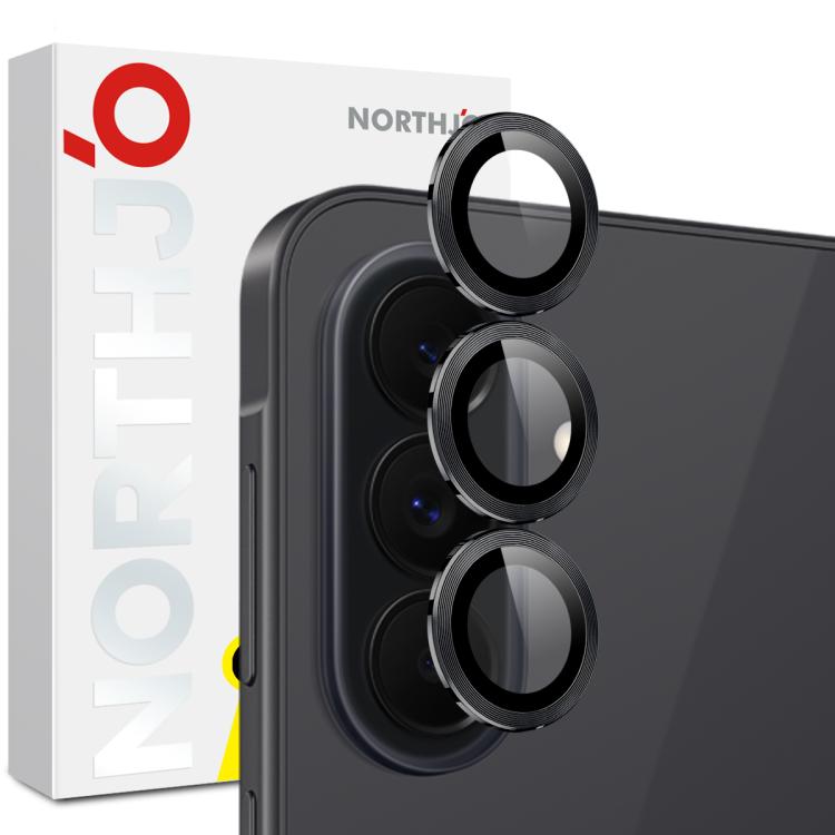 NORTHJO Camera Lens Protector CD Metal Ring Tempered Glass Film, For Galaxy Z Fold8 5G, For Galaxy S26 FE 5G, For Galaxy Z Fold8 Ultra 5G, For Galaxy Z Flip8 5G, For Galaxy A37 5G / A57 5G, For Galaxy A27 5G
