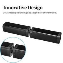 Load image into Gallery viewer, BKS-33 5.0 TV Home Wireless Soundbar, Support TF, Removable and Splice, 3D Stereo Effect