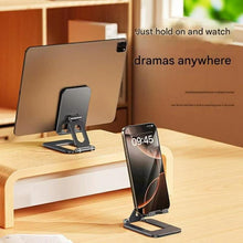 Load image into Gallery viewer, T2 Foldable Adjust Height Aluminum Alloy Desktop Phone Tablet Holder, T2