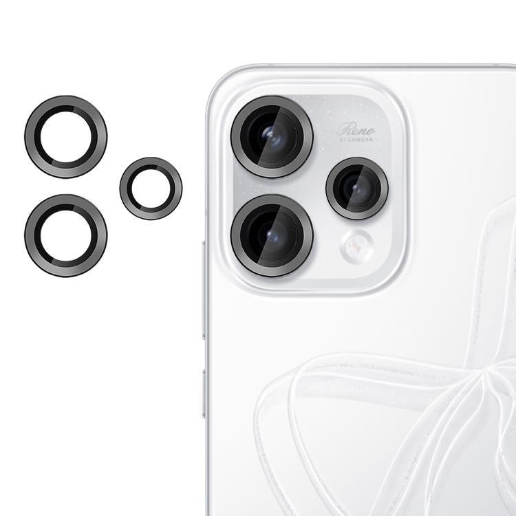 Kalebol No Flicker Ultra-Thin Individual Camera Lens Tempered Glass Film, For OPPO Reno 15C, For OPPO Reno14 Pro Global, For OPPO Reno14 Global, For OPPO Reno13 Pro Global, For OPPO Reno13 Global