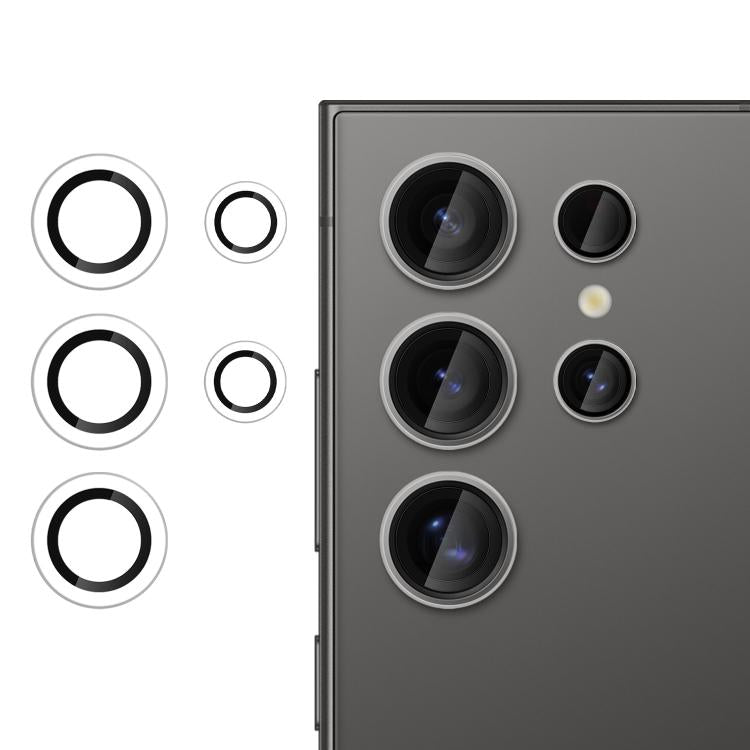 Kalebol No Flicker Ultra-Thin Individual Camera Lens Tempered Glass Film, For Samsung Galaxy S24 Ultra 5G, For Samsung Galaxy S24+ 5G, For Samsung Galaxy S24 5G