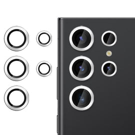 Kalebol No Flicker Ultra-Thin Individual Camera Lens Tempered Glass Film, For Samsung Galaxy S22 Ultra 5G