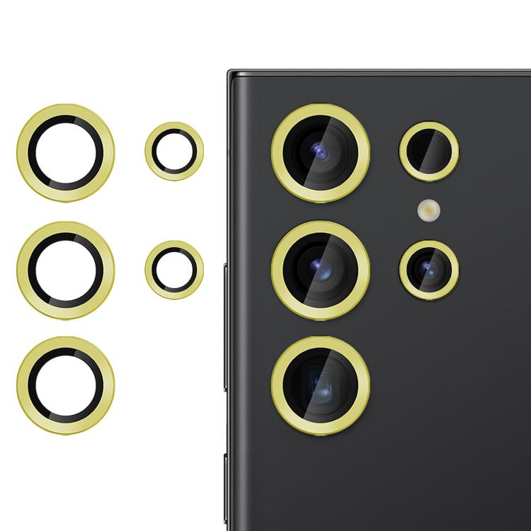 Kalebol No Flicker Ultra-Thin Individual Camera Lens Tempered Glass Film, For Samsung Galaxy S22 Ultra 5G