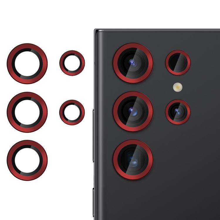 Kalebol No Flicker Ultra-Thin Individual Camera Lens Tempered Glass Film, For Samsung Galaxy S22 Ultra 5G