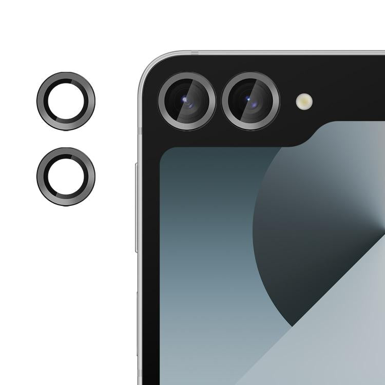 Kalebol No Flicker Ultra-Thin Individual Camera Lens Tempered Glass Film, For Samsung Galaxy Z Flip6