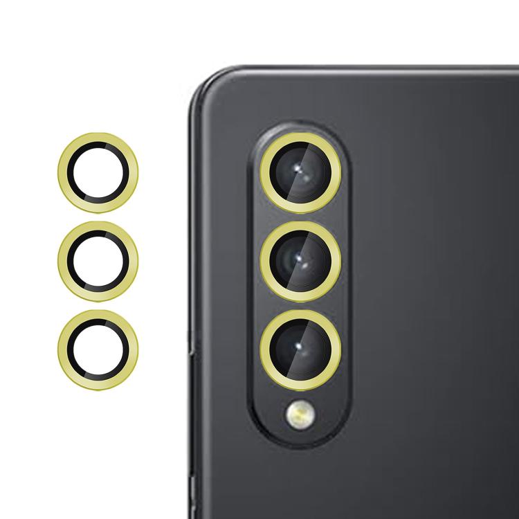 Kalebol No Flicker Ultra-Thin Individual Camera Lens Tempered Glass Film, For Samsung Galaxy Z Fold3