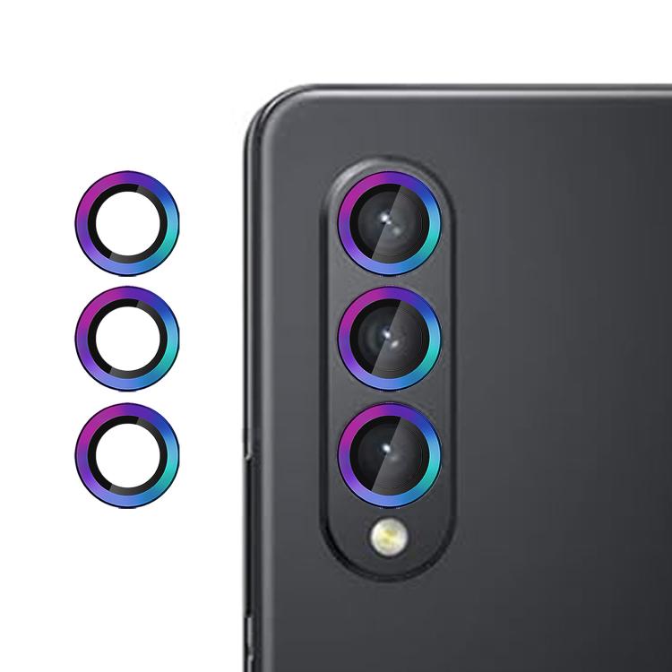 Kalebol No Flicker Ultra-Thin Individual Camera Lens Tempered Glass Film, For Samsung Galaxy Z Fold3