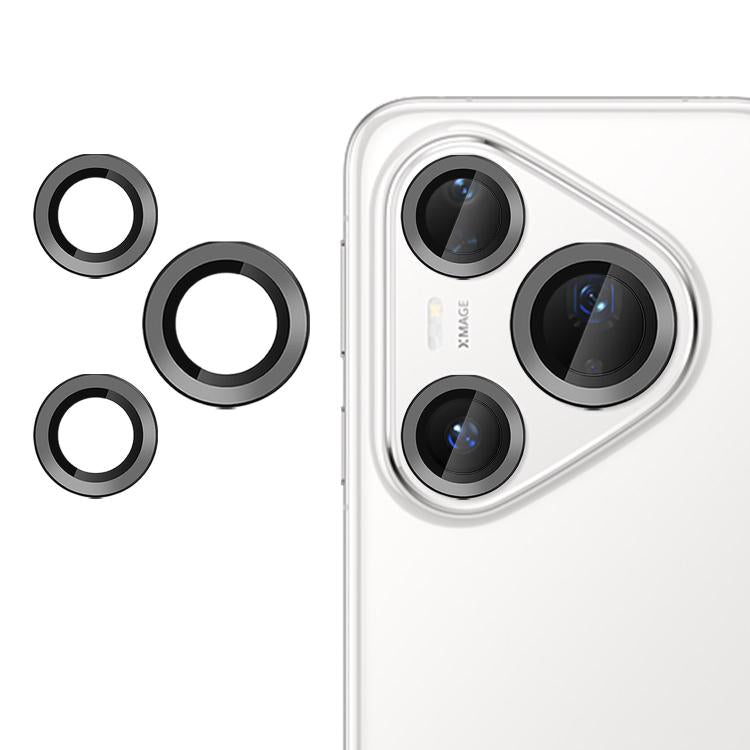 Kalebol No Flicker Ultra-Thin Individual Camera Lens Tempered Glass Film, For Huawei Pura 80 Pro / Pro+