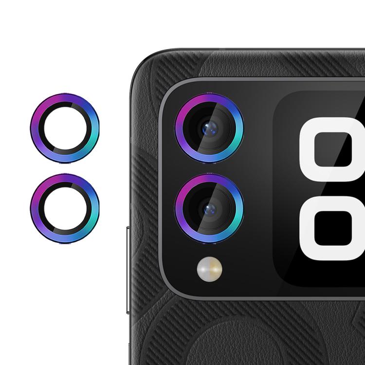 Kalebol No Flicker Ultra-Thin Individual Camera Lens Tempered Glass Film, For Huawei nova Flip