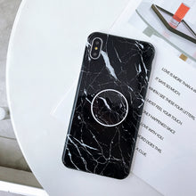 Load image into Gallery viewer, Glossy Marble Folding Bracket Anti-drop TPU Case for iPhone X / XS, Z30, Z6, Z7, Z23, Z16, Z4, Z31, Z29, Z1, Z26, Z9, Z3, Z2, Z27, Z32, Z11, Z12, Z10, Z28, Z20, Z25, Z15, Z22, Z14, Z8, Z19, Z17, Z18, Z5, Z24, Z21, Z13