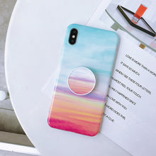 Load image into Gallery viewer, Glossy Marble Folding Bracket Anti-drop TPU Case for iPhone XR, Z30, Z6, Z7, Z23, Z16, Z4, Z31, Z29, Z1, Z26, Z9, Z3, Z2, Z27, Z32, Z11, Z12, Z10, Z28, Z20, Z25, Z15, Z22, Z14, Z8, Z19, Z17, Z18, Z5, Z24, Z21, Z13