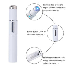 Load image into Gallery viewer, K-SKIN KD-7910 Acne Laser Pen Portable Wrinkle Removal Machine Durable Soft Scar Remover Device Blue Light Therapy Pen