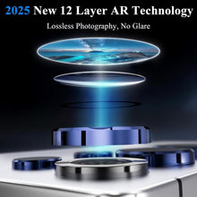 Load image into Gallery viewer, Kalebol No Flicker Ultra-Thin Individual Camera Lens Tempered Glass Film